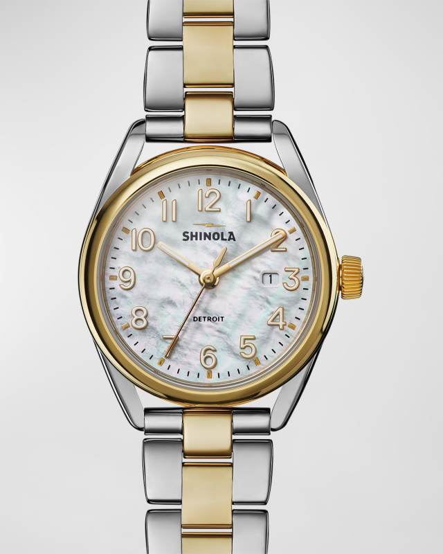 Derby Two-Tone Bracelet Watch, 38mm